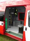 Wet, emergency service vehicles